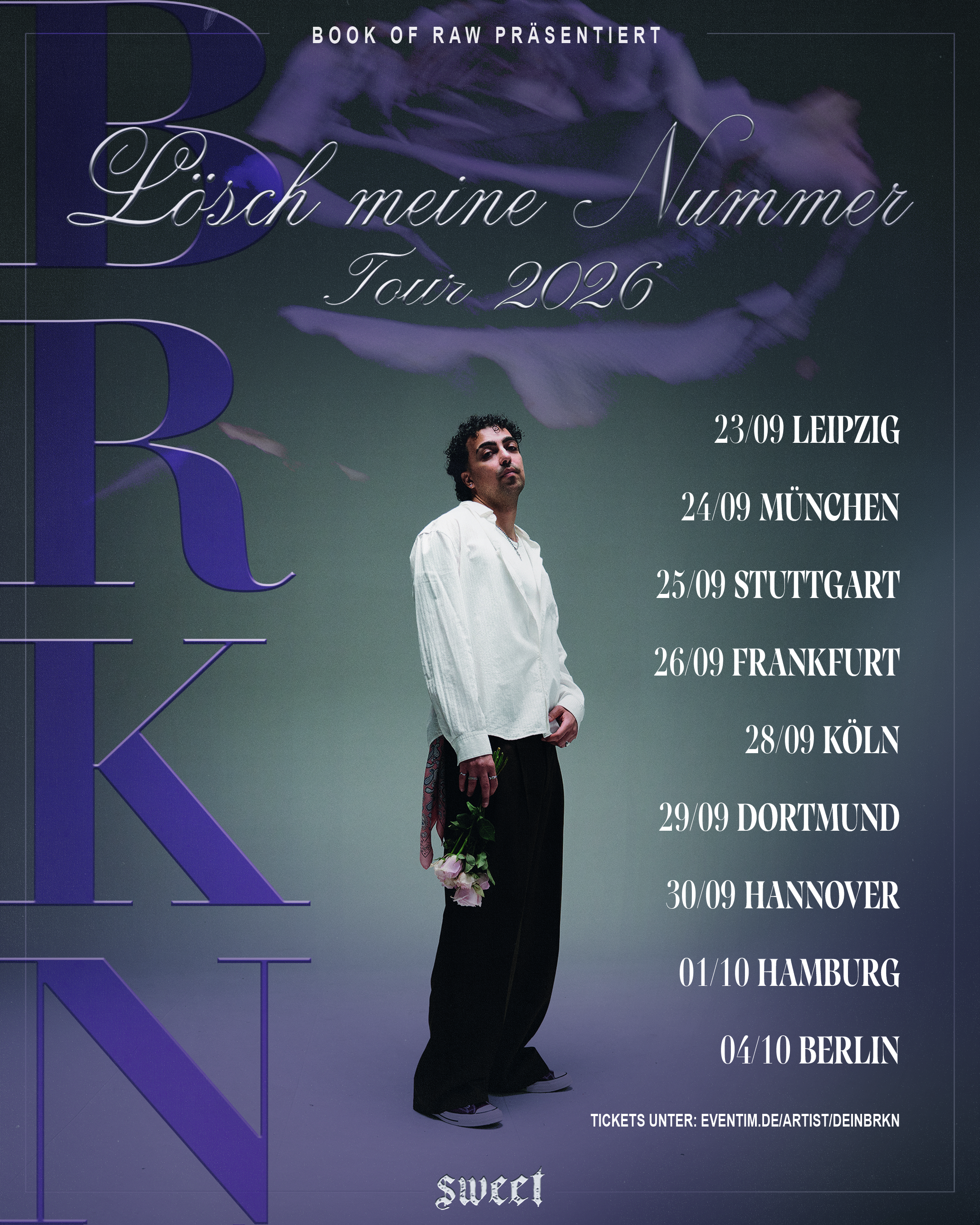 BRKN I Frankfurt am Main I Lösch meine Nummer Tour 2026